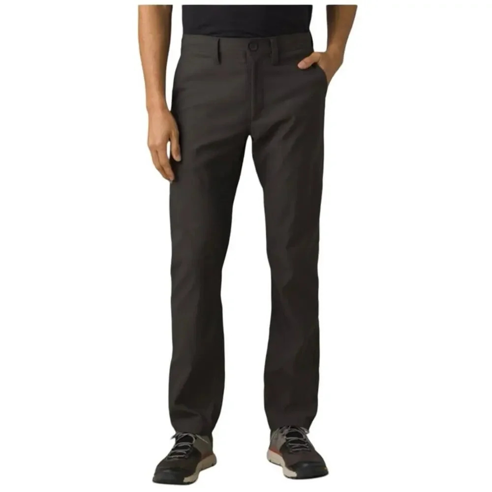 Prana Men’s Alameda Performance Slim Fit Pants Dark Iron Size 40x32